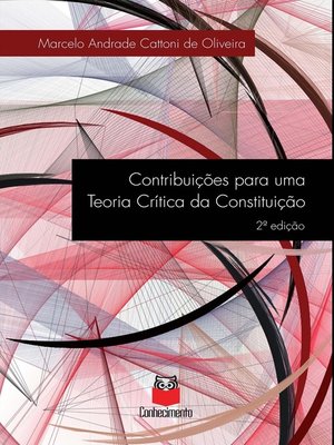cover image of Contribuições para uma teoria crítica da constituição